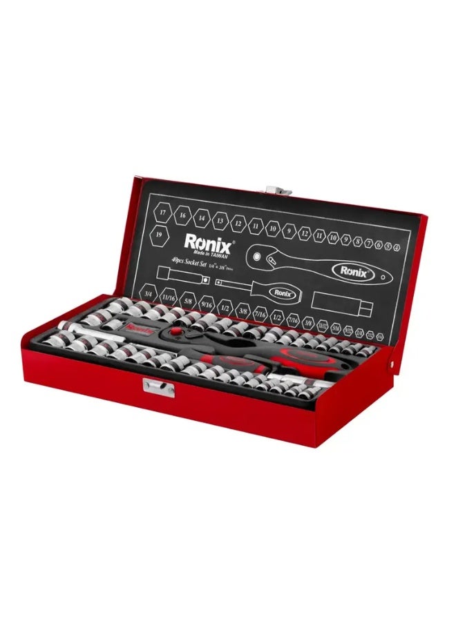 RONIX Socket Set (40Pcs) # RH-2641 - Image 1
